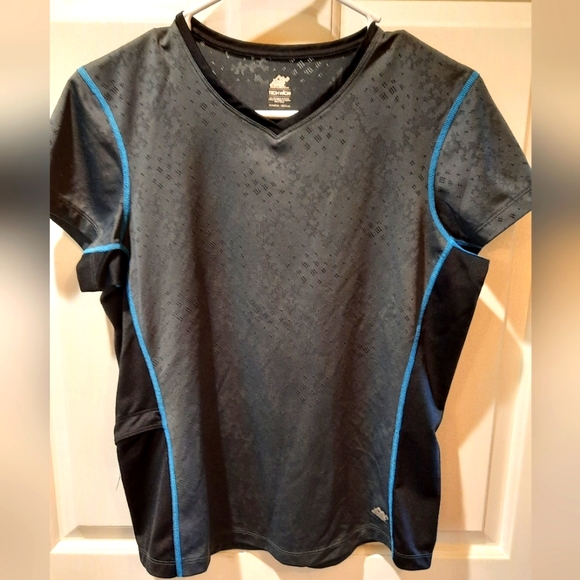 Eastern Mountain Sports Womans Gray Techwick T-shirt size Medium - Picture 2 of 9